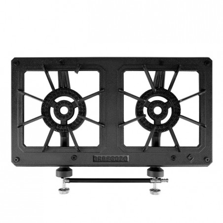 Réchaud à gaz butane ou propane en acier inoxydable Orbegozo FO6200, intérieur et extérieur