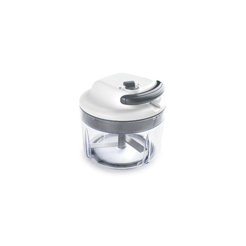 Affilato Manual Slicer with Stainless Steel Blades, 2 Speeds, Diameter 13 cm, Height 14 cm, Capacity 1.2 L Affilato Manual Slicer with Stainless Steel Blades, 2 Speeds, Diameter 13 cm, Height 14 cm, Capacity 1.2 L