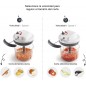 Affilato Manual Slicer with Stainless Steel Blades, 2 Speeds, Diameter 13 cm, Height 14 cm, Capacity 1.2 L Affilato Manual Slicer with Stainless Steel Blades, 2 Speeds, Diameter 13 cm, Height 14 cm, Capacity 1.2 L