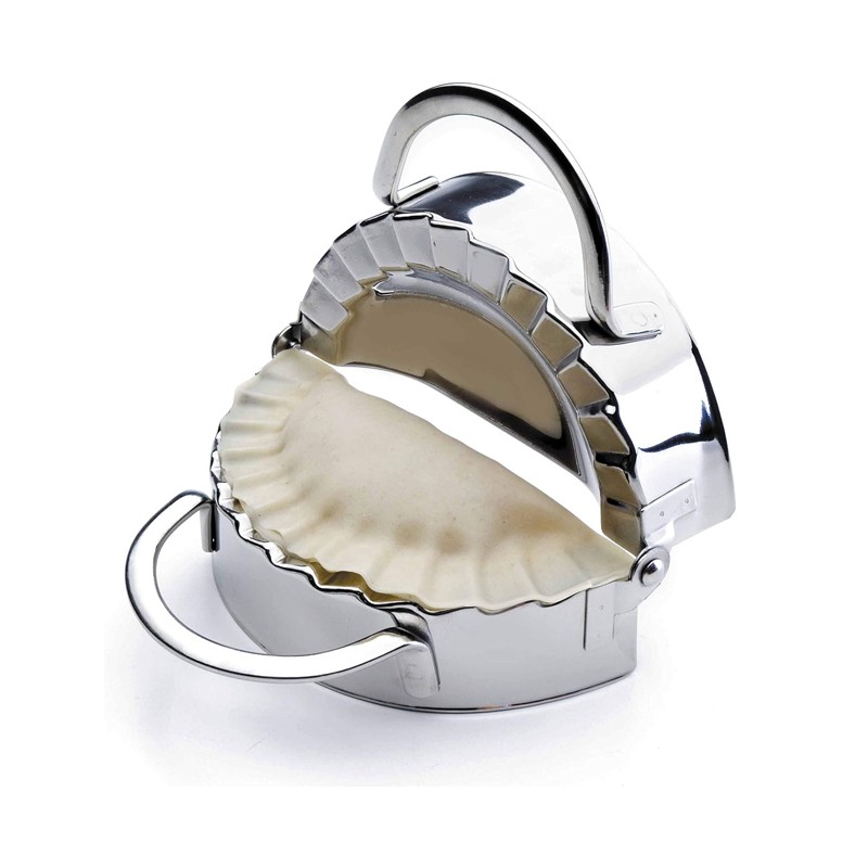 Stainless Steel Empanada Mold 10cm | Dough Cutter and Sealer