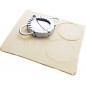 Forma para bolinhos de massa em aço inox 10 cm Forma para bolinhos de massa em aço inox 10 cm