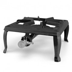 Orbegozo FO6100 stainless steel butane or propane gas stove, indoor and outdoor