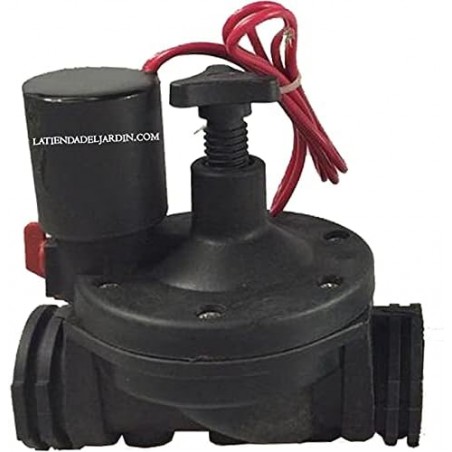 Elettrovalvola per irrigazione automatica 1'' 24V con regolatore di portata per programmatori elettrico