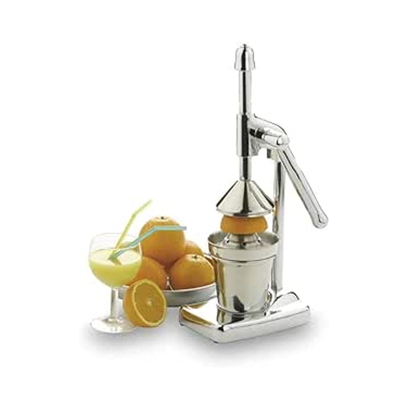 Presse-agrumes avec séparateur de mousse intégré en acier inoxydable, 15x19x39 cm Presse-agrumes avec séparateur de mousse intégré en acier inoxydable, 15x19x39 cm