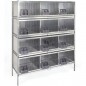 Chest with 12 compartments with feeders Chest with 12 compartments with feeders