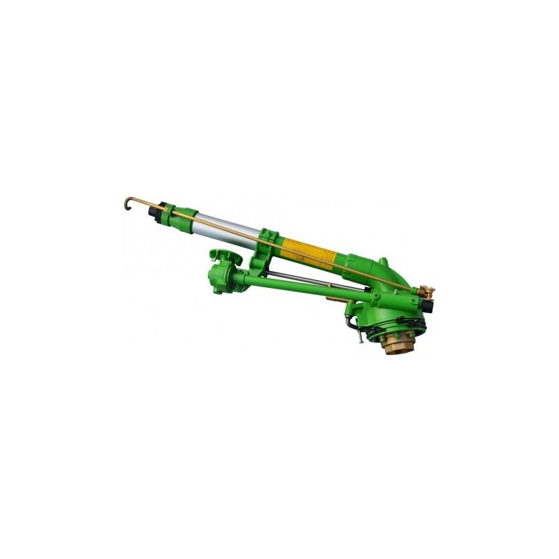 Agrar-Sprinkler 2'' Klicker Metall. Einstellbarer Bewässerungswinkel. Reichweite 25 bis 57 m. Impuls-Sprinkler, Bewässerungsrohr Agrar-Sprinkler 2'' Klicker Metall. Einstellbarer Bewässerungswinkel. Reichweite 25 bis 57 m. Impuls-Sprinkler, Bewässerungsrohr