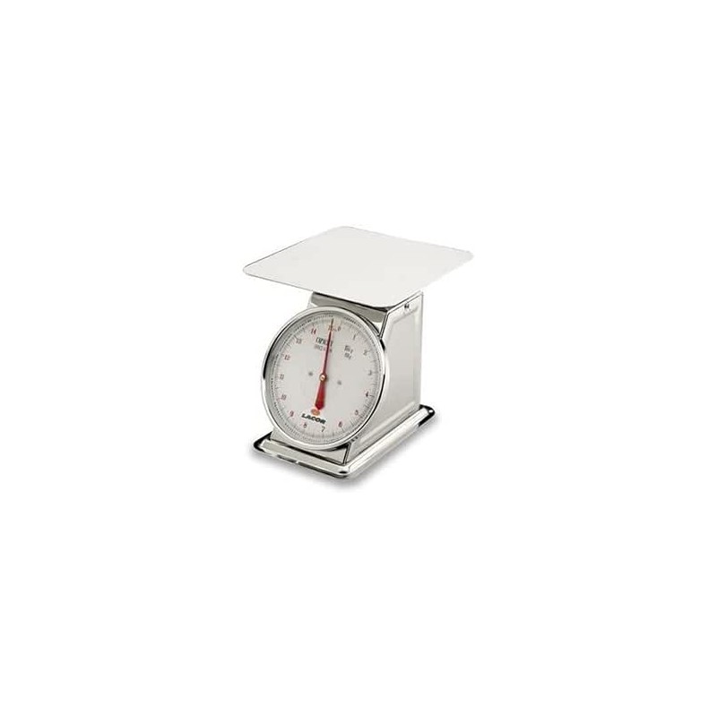 Balance mécanique à plateau plat 15 kg avec graduation de 50 grammes, Dimensions 10 x 10 x 10 cm