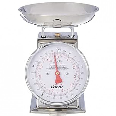 Balança de cozinha de aço inoxidável 10 kg, incluindo recipiente de pesagem de aço inoxidável, 10 x 21 x 10 cm