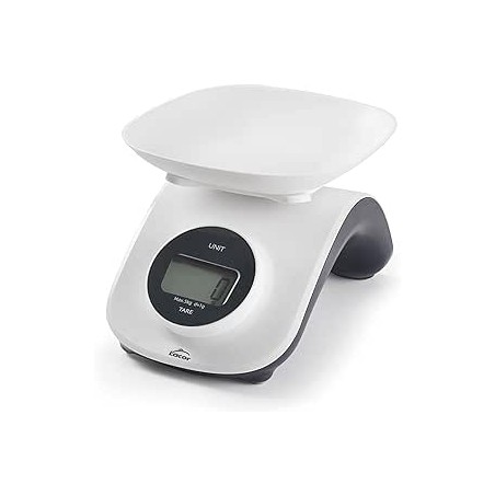 Balance de cuisine ECO, sans piles, bouton rotatif pour générer de l'énergie, récipient amovible, capacité maximale 5 kg