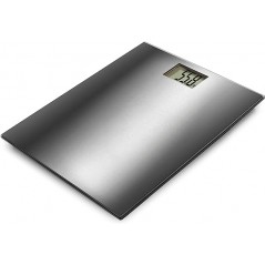 Personenwaage mit maximalem Gewicht von 180 kg, Teilung 100 Gramm, Maße 31 x 31 x 4 cm	