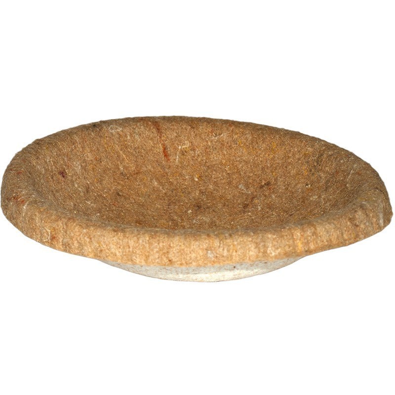 Felt nest with sheet metal support Felt nest with sheet metal support