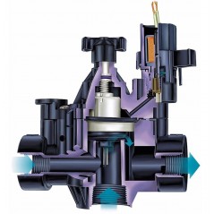 Bewässerungsventil Rain Bird 200PGA, 9V 2'', für batteriebetriebene Programmatoren