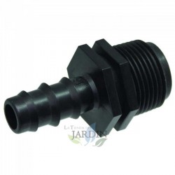Pack 10 Enlace rosca macho 16mm x 1/2'' riego por goteo