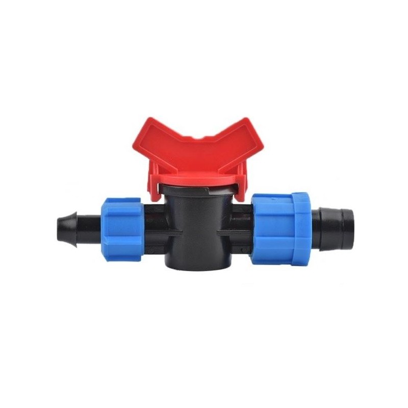 Pack 10 Llave de paso Cinta de goteo 16mm a Toma Pack 10 Llave de paso Cinta de goteo 16mm a Toma