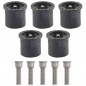 Set di 5 Ugello per diffusori d'irrigazione a banda centrale Rain Bird 15CST, portata 1,2 x 9,2 metri