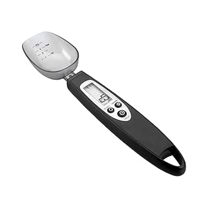 Balance électronique de cuisine, cuillère, balance alimentaire avec affichage numérique, 300 gr, noir, plastique, 22 x 2,5 cm Balance électronique de cuisine, cuillère, balance alimentaire avec affichage numérique, 300 gr, noir, plastique, 22 x 2,5 cm
