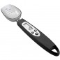 Electronic Kitchen Weighing Measuring Spoon, Food Scale with Digital Display, 300 gr, Black, Plastic, 22 x 2.5 cm