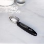 Pesapersone elettronico da cucina, cucchiaio, bilancia per alimenti con display digitale, 300 gr, nero, plastica, 22 x 2,5 cm
