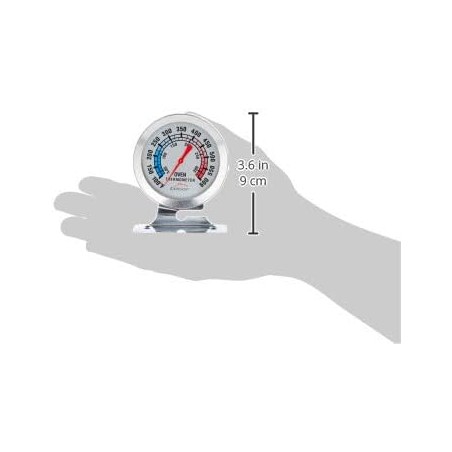 Termômetro de forno com base para cozinha e forno, mede entre 50ºC e 300ºC, Medidas 10 x 10 x 10 cm