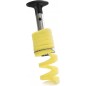 Coupe-ananas et éplucheur avec pot, Comprend un récipient en plastique sans BPA, Passe au lave-vaisselle, Diamètre : 9 cm Coupe-ananas et éplucheur avec pot, Comprend un récipient en plastique sans BPA, Passe au lave-vaisselle, Diamètre : 9 cm