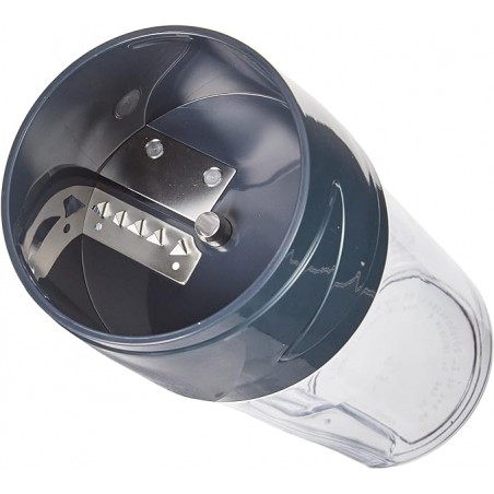 Manual spiral food cutter, white, dimensions 9x9x22 cm