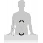 Cortador de melão-melancia em aço inoxidável, 25Øcm Cortador de melão-melancia em aço inoxidável, 25Øcm
