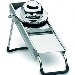 Deluxe-Mandoline mit 5 Klingen aus Edelstahl, Maße 14 x 42 x 10 cm