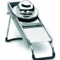 Mandolina Lacor in acciaio inox a 5 lame 14x42x10 cm | Affettatrice da cucina per frutta e verdura