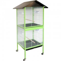 Venice Aviary 60x60x167 cm with 2 compartments
