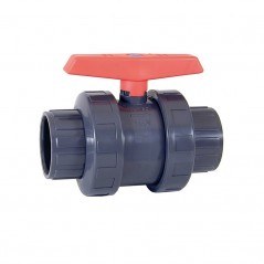 Vanne double union PVC à coller 40 FF