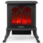 Lareira elétrica Orbegozo Black 1500W com efeito de fogo real. Lareira elétrica Orbegozo Black 1500W com efeito de fogo real.