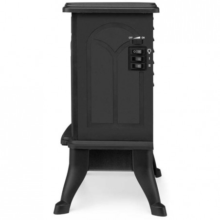 Orbegozo 1500W electric fireplace with real fire effect