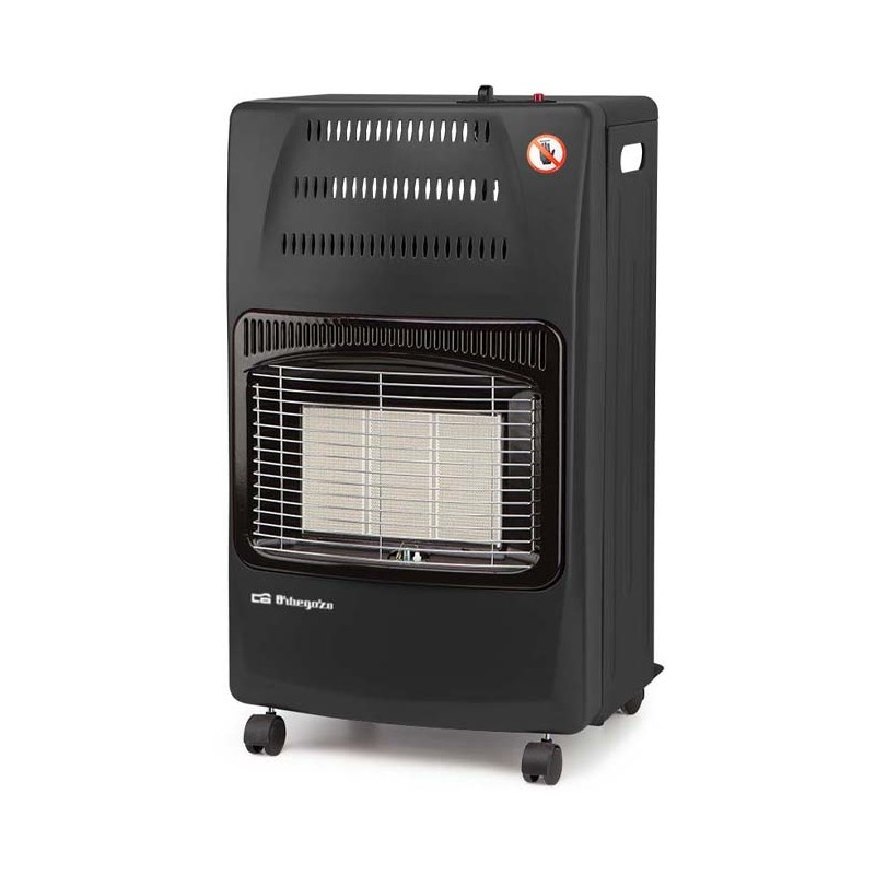 Poêle pliant noir Orbegozo, 4200 W, gaz butane et/ou propane