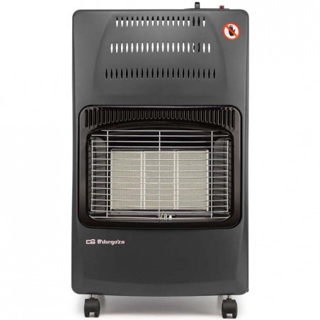 Estufa plegable Negra Orbegozo, 4200 W, Gas butano y/o propano [Clase energética A].