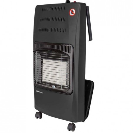 Estufa plegable Negra Orbegozo, 4200 W, Gas butano y/o propano [Clase energética A].