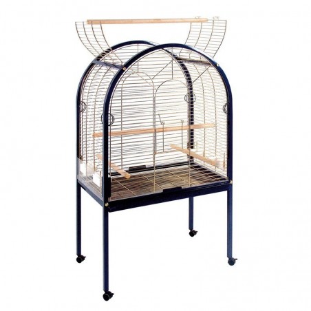 Curved aviary parrot model Florence 54x54x150 cm
