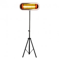 Pack Chauffage Infrarouge Orbegozo + Trépied Réglable en Hauteur jusqu'à 210 cm.