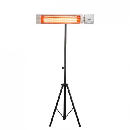 Orbegozo 2000-W-Infrarot-Heizpaket mit Fernbedienung + verstellbarem Stativ bis 210 cm.