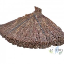 Tela de proteção de 2m em urze para guarda-sóis de jardim, piscina e praia | Tela de privacidade natural