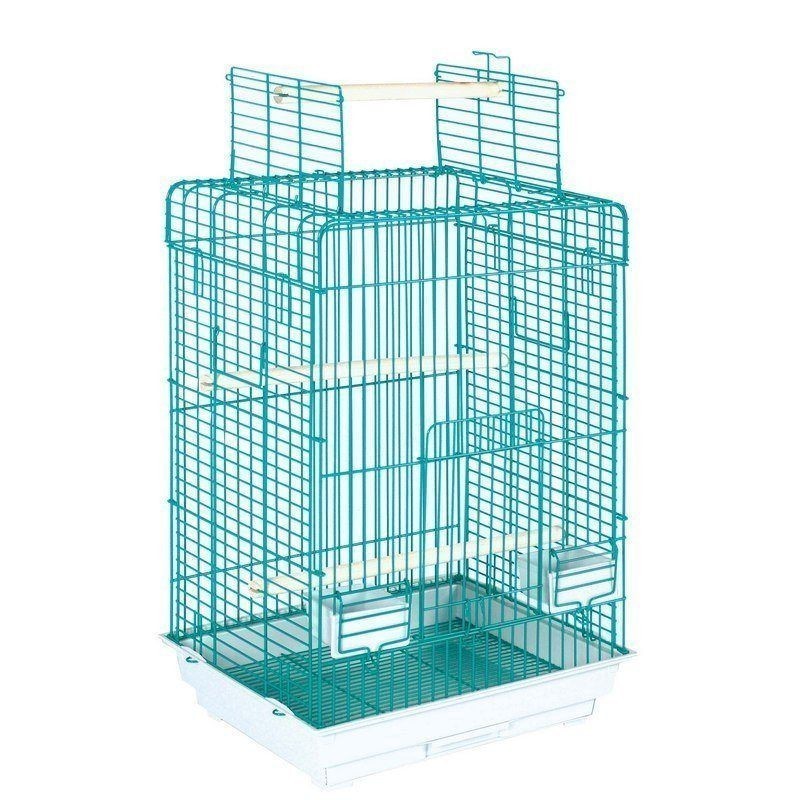 Cage Perroquet Demontable, Cage d'exposition perroquet 50x39x78 cm