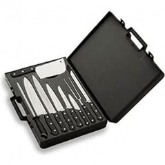 9-piece classic knife case, black