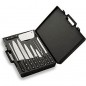 Valise de 9 pièces de couteaux classiques, noir Valise de 9 pièces de couteaux classiques, noir
