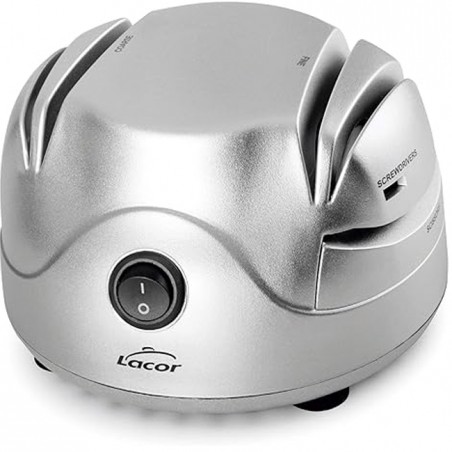 Electric Knife Sharpener, Four Slots with Suction Cup, Sharpens Knives, Safe and Easy to Use, 13x15x9cm