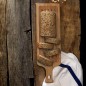 Brotschneidebrett aus Holz, 50 x 15 cm | Brotschneidebrett mit Krümelschublade
