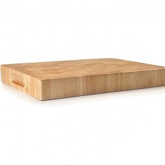 Robustes Holzbrett zum Brotschneiden, Maße 33x25 cm	