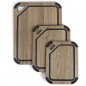Cutting board with wood fiber + silicone, Walnut color, Measurements 30x21.5 cm Cutting board with wood fiber + silicone, Walnut color, Measurements 30x21.5 cm