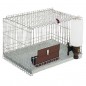 Cage à Rongeurs 1 département avec râtelier, 58x43x38 cm