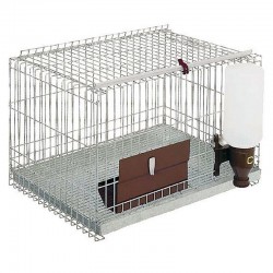 Jaula para Roedores 1 Departamento con Patas, 58x43x38 cm - Jaula para Roedores con Patas
