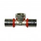 Te hembra 1/2" para Tubo multicapa 16 mm, para uso con máquina prensadora, gris. Te hembra 1/2" para Tubo multicapa 16 mm, para uso con máquina prensadora, gris.