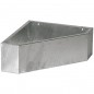 Mangiatore galvanizzato d'angolo per cavalli 8 litri, 50x37x21 cm Mangiatore galvanizzato d'angolo per cavalli 8 litri, 50x37x21 cm